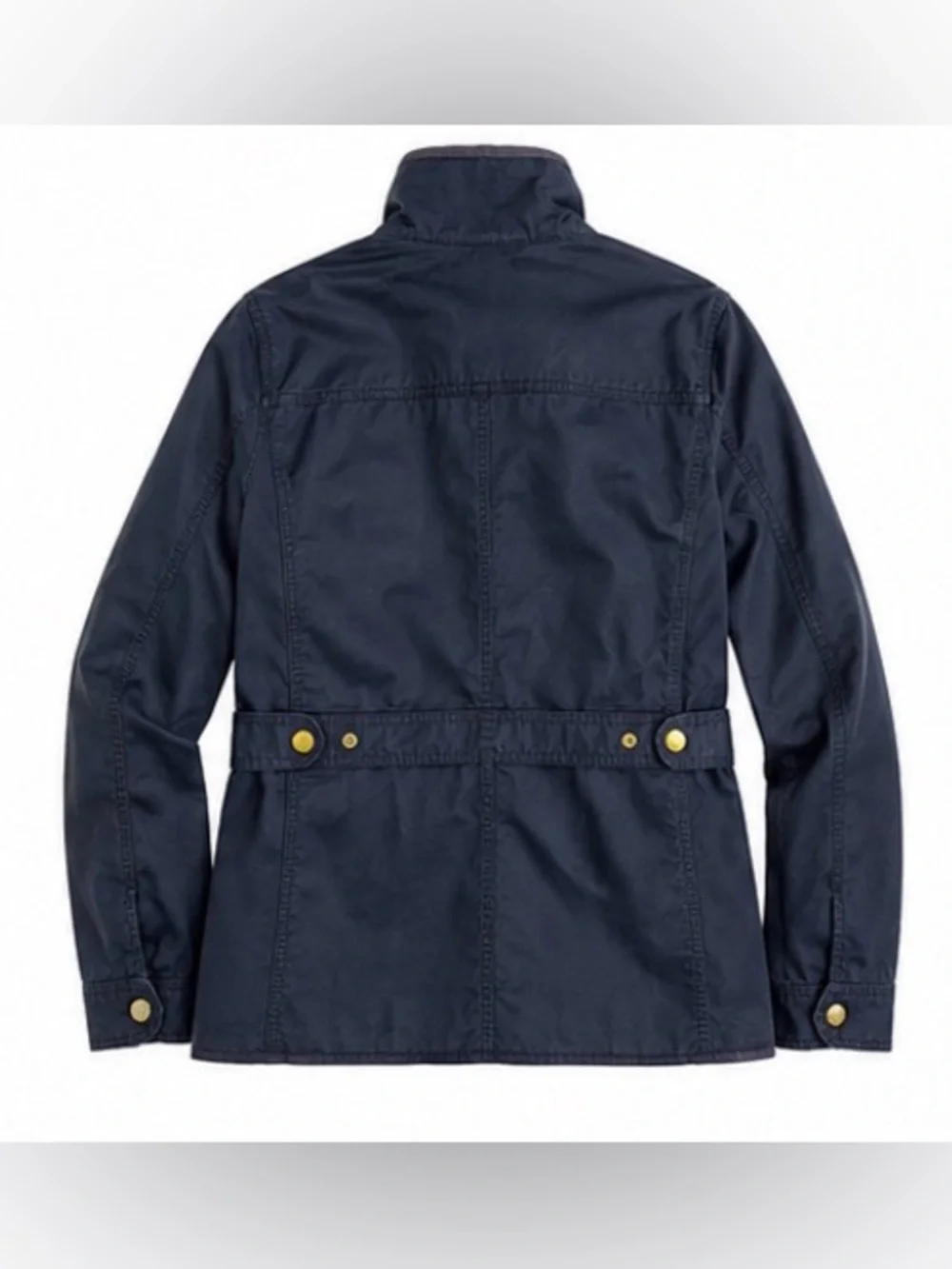J.Crew Navy Utility Field Jacket | Gold Hardware | Size Small